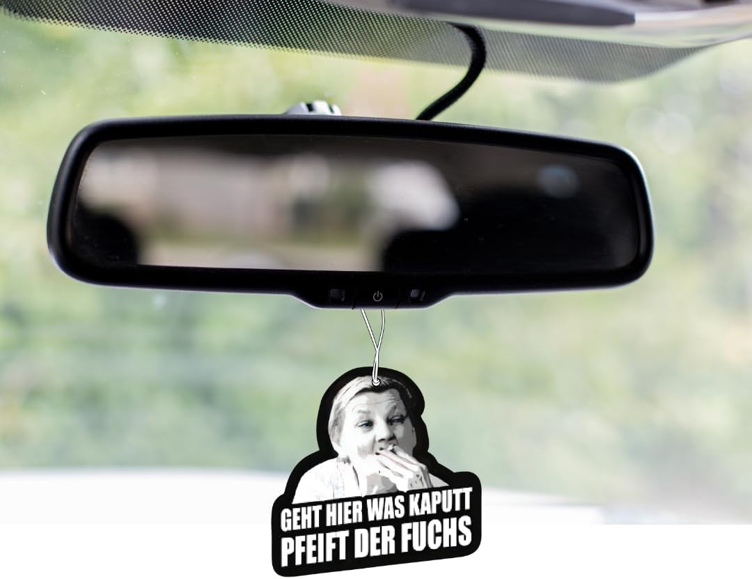 2X Karin Ritter Duftbaum Auto Lustig Spruch, Duftspender, Tuning, Car Air Freshener, Duftanhänger Set